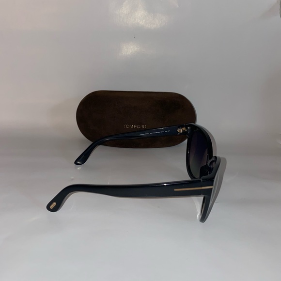 TOM FORD Cat Eye Sunglasses Black - Picture 5 of 12